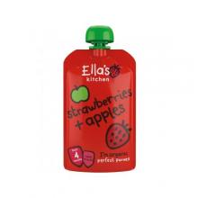 Zdjęcie produktu - Ella's Kitchen BIO Truskawka i jabłko, 120g KR&Oacute;TKA DATA 30.09.2026