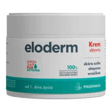 Zdjęcie produktu - Eloderm Krem aktywny od 1. dnia życia, sk&oacute;ra sucha, atopowa, wrażliwa, 300 ml