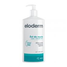 Zdjęcie produktu - ELODERM Żel do mycia ciała i włosów 2w1 od 1. dnia życia, 750ml