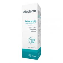 Zdjęcie produktu - ELODERM Żel do mycia ciała i włosów 2w1 od 1. dnia życia, 200ml