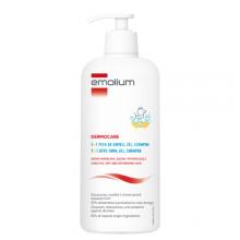 Zdjęcie produktu - Emolium Dermocare Płyn żel szampon do kąpieli i mycia 3 w 1, 400 ml