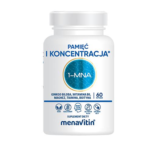 Miniaturka artykułu - Menavitin Pamięć i Koncentracja, 60kaps.