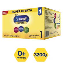 ENFAMIL PREMIUM MFGM 1 Mleko początkowe, 3200g (4x800g)