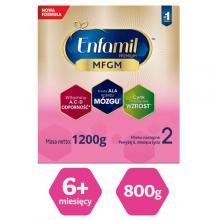 Enfamil Premium MFGM 2 Mleko następne powyżej 6. miesiąca życia, 1200 g