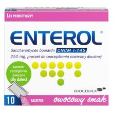 Zdjęcie produktu - ENTEROL 250 mg x 10 saszetek