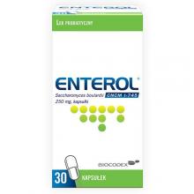 Zdjęcie produktu - ENTEROL 250mg, 30kaps. USZKODZONE TEKTUROWE OPAKOWA.