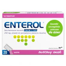 Zdjęcie produktu - ENTEROL 250mg Lek probiotyczny, 20 saszetek