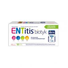 Zdjęcie produktu - ENTitis Biotyk do stosowania w trakcie antybiotykoterapii, 10 szt.