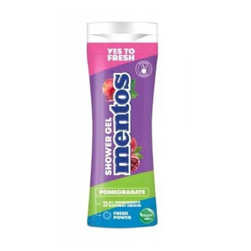 Miniaturka artykułu - MENTOS Żel pod prysznic i szampon 2w1 Pomergranate, 300ml