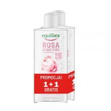 Zdjęcie produktu - EQUILIBRA Rosa Odświeżająca czysta woda r&oacute;żana, 2x200ml