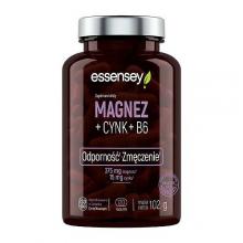 Zdjęcie produktu - Essensey Magnez + Cynk + Witamina B6, 90 kaps.