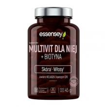 Zdjęcie produktu - Essensey MultiVit dla niej + Biotyna, 90 kaps.