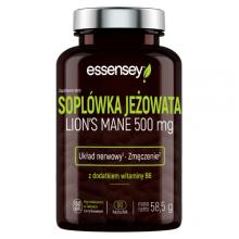 Zdjęcie produktu - Essensey Sopl&oacute;wka Jeżowata Lion's Mane 500 mg, 90 kaps.