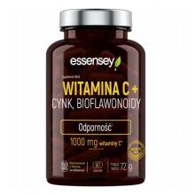Zdjęcie produktu - Essensey Witamina C + Cynk, Bioflawonoidy, 90 kaps.