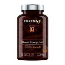 Zdjęcie produktu - Essensey Witamina D3 2000 IU, 120 kaps.