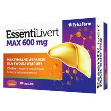 Zdjęcie produktu - EssentiLivert Max 600 mg, 30 kaps.