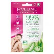 Zdjęcie produktu - EVELINE 99% Natural Aloe Vera Łagodzący żel po depilacji, 2x5ml