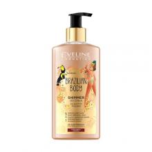 Zdjęcie produktu - EVELINE Brazilian Body Shimmer do ciała ze złotym pyłkiem, 150 ml
