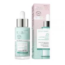 Zdjęcie produktu - EVELINE Serum Shot Kuracja wzmacniająca na zaczerwienienia z kwasem laktobionowym 2%, 30ml
