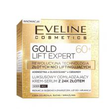 Zdjęcie produktu - EVELINE Gold Lift Expert 60+ odmładzający Krem-serum na dzień i noc, 50ml