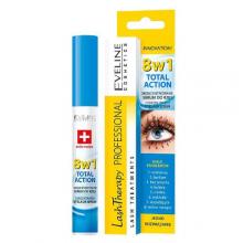Zdjęcie produktu - EVELINE 8w1 Total Action Skoncentrowane serum do rzęs, 10ml