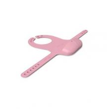 Zdjęcie produktu - Everyday Baby Śliniak silikonowy z kieszonką r&oacute;żowy
