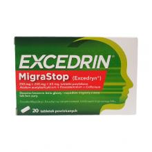 Zdjęcie produktu - EXCEDRIN MigraStop, 20 tabletek Inpharm