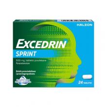 Zdjęcie produktu - Excedrin Sprint 500 mg, 24 tabletki powlekane