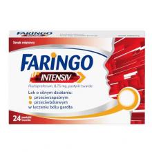 Zdjęcie produktu - Faringo Intensiv, 24 pastylki twarde