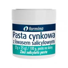 Zdjęcie produktu - Farmina Pasta cynkowa z kwasem salicylowym, 20g