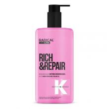 Zdjęcie produktu - Farmona Radical Hair Clinic Rich&Repair Wygładzająca odżywka regenerująca, 260 ml