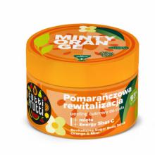Zdjęcie produktu - FARMONA TUTTI FRUTTI Rewitalizujący Peeling cukrowy do ciała Pomarańcza i Mięta + Energy Shot C, 300g