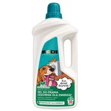 Zdjęcie produktu - Fedi Żel do prania legowisk dla zwierząt, ubranek, zabawek i innych akcesori&oacute;w tekstylnych, 1,5 l