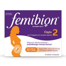Zdjęcie produktu - Femibion 2 Ciąża, 56 tabletek + 56 kapsułek