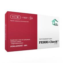 Zdjęcie produktu - FERRI-Check&reg; &ndash; ANEMIA -  szybki test do wykrywania niedoboru żelaza, anemii