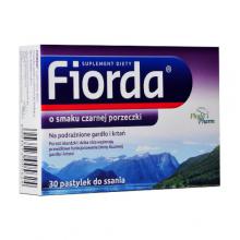 Zdjęcie produktu - FIORDA Czarna porzeczka - 30 pastylek 