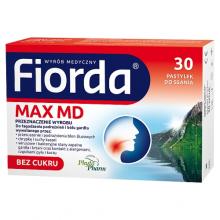 Zdjęcie produktu - FIORDA MAX MD, 30 pastylek do ssania