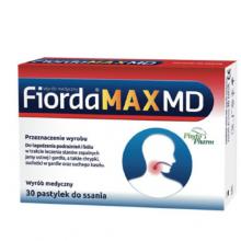 Zdjęcie produktu - FIORDA MAX MD, 30 pastylek do ssania