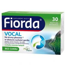 Zdjęcie produktu - Fiorda Vocal o smaku owoc&oacute;w leśnych, 30 pastylek