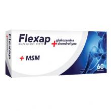 Flexap Glukozamina + Chondroityna + MSM, 60 kaps.