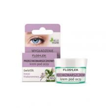 Zdjęcie produktu - FLOS-LEK Przeciwzmarszczkowy krem pod oczy ze świetlikiem i kwasem hialuronowym, 15ml