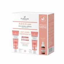 FLOS-LEK Zestaw prezentowy A+D+E+K care Anti-aging i Regeneracja: Nawilżający krem witaminowy SPF 15, 50ml + Odżywczy krem witaminowy, 50ml + Olejek witaminowy Skin Booster, 15ml