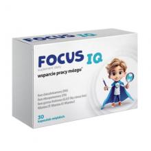 Zdjęcie produktu - FocusIQ, kwasy omega-3 (DHA, EPA) od 6 roku życia, 30 kapsułek