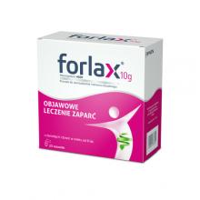 Zdjęcie produktu - FORLAX 10 g, 20 saszetek - objawowe leczenie zaparć