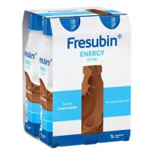 Zdjęcie produktu - Fresubin Energy Drink smak czekolada, 4 x 200 ml USZKODZONE BRAK/ OPAKOWANIA TEKTUROWEGO