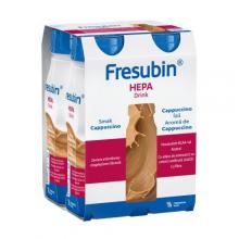 Zdjęcie produktu - Fresubin Hepa Drink smak cappuccino, 4 x 200 ml