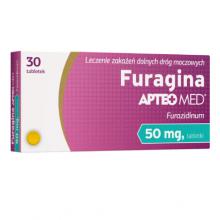 Zdjęcie produktu - Furagina APTEO MED 50mg, 30 tabletek