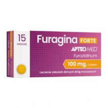 Zdjęcie produktu - Furagina Forte APTEO Med, 15 tabletek USZKODZONE TEKTUROWE OPAKOWANIE
