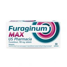 Zdjęcie produktu - Furaginum Max US Pharmacia 100 mg, 30 tabletek - lek na zakażenia dr&oacute;g moczowych