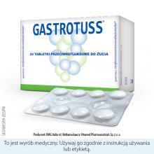 Zdjęcie produktu - Gastrotuss, 24 tabletki do żucia